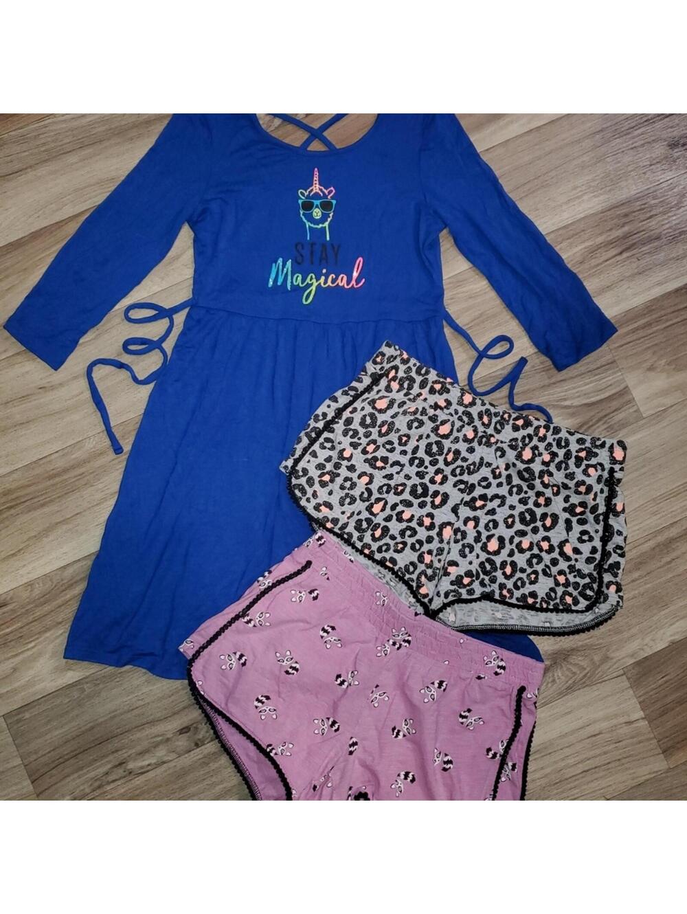 Girls 10 Justice Summer Bundle Dress Shorts